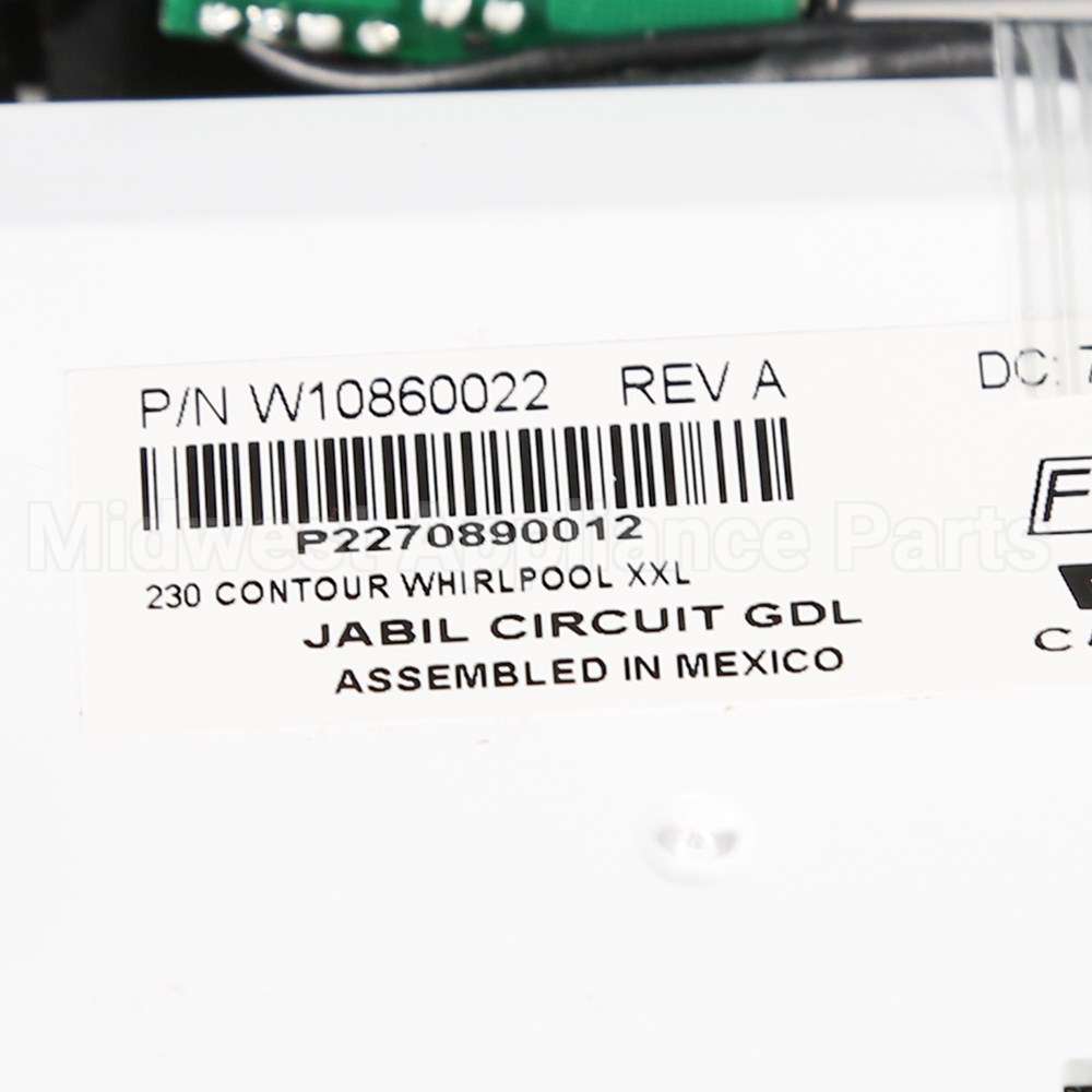 W10861423 Whirlpool Cntrl-Elec