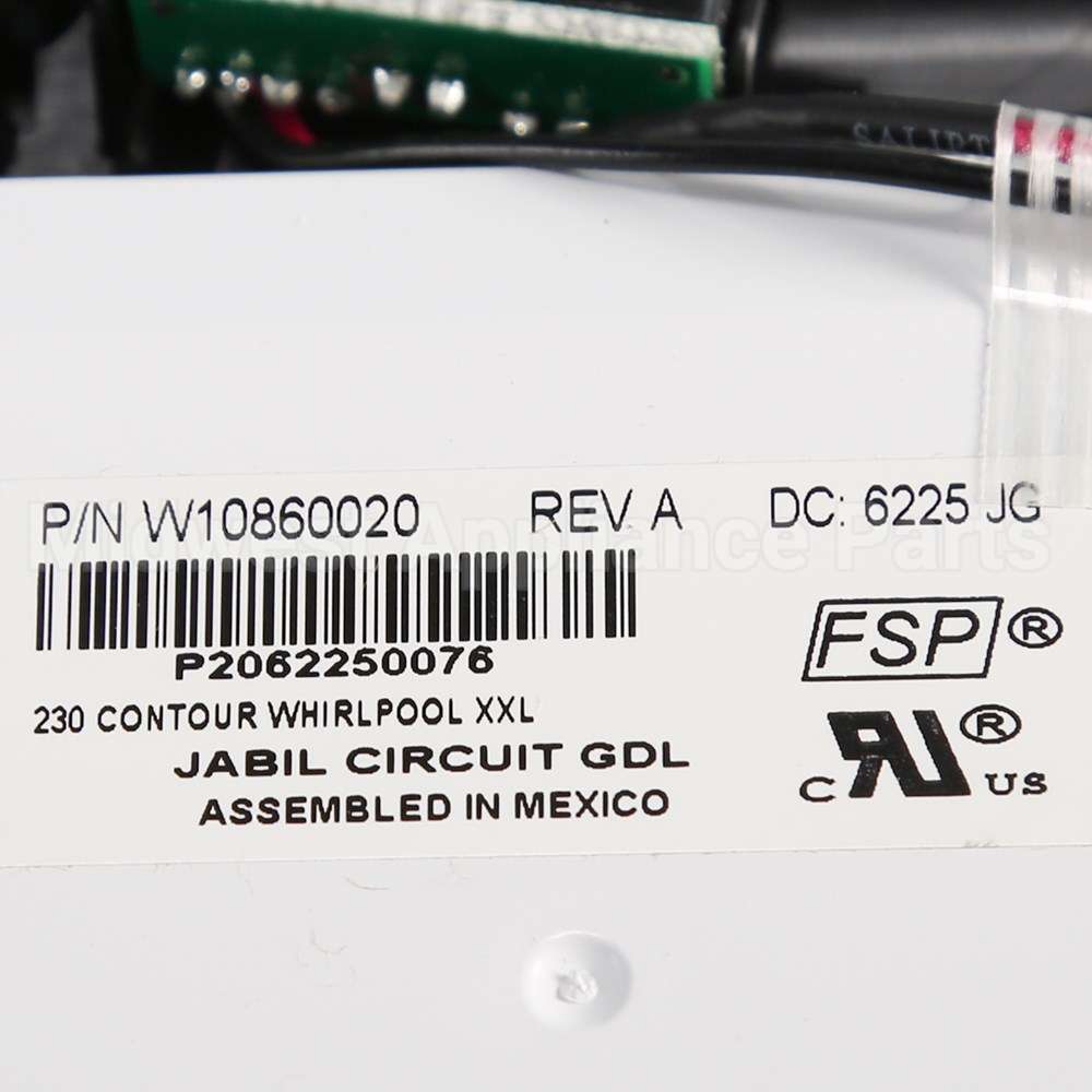 W10861425 Whirlpool Cntrl-Elec