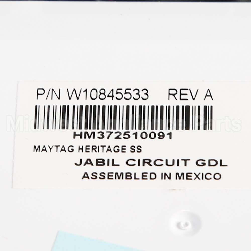 W10882135 Whirlpool Cntrl-Elec