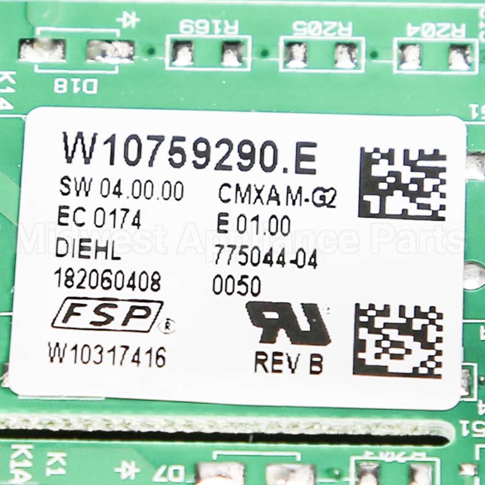W10885069 Whirlpool Cntrl-Elec