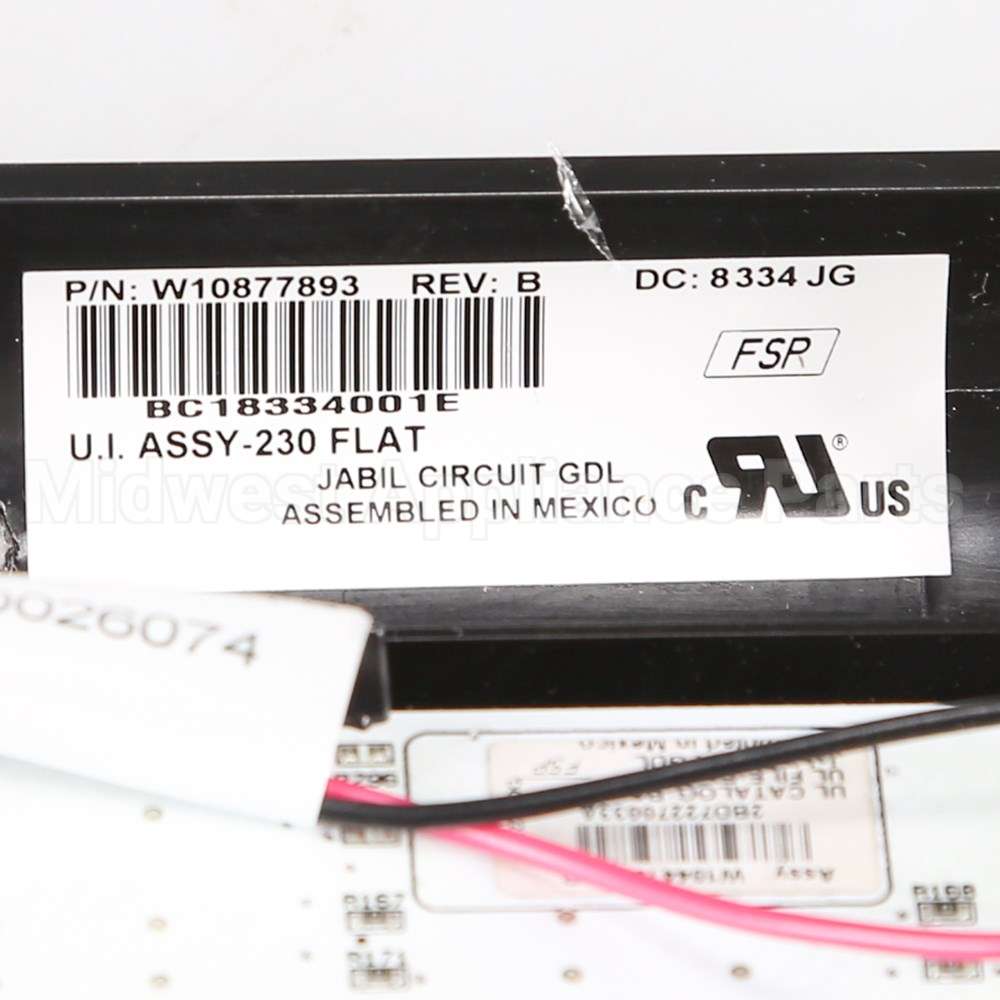 W11082782 Whirlpool Cntrl-Elec