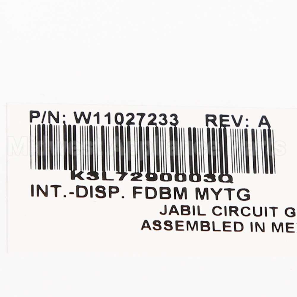 W11082840 Whirlpool Cntrl-Elec