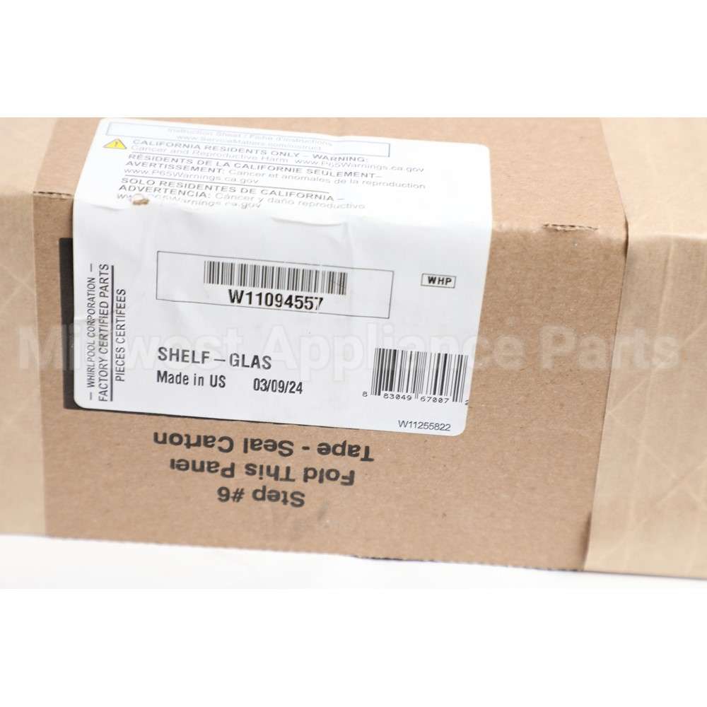 W11094557 Whirlpool Shelf-Glas