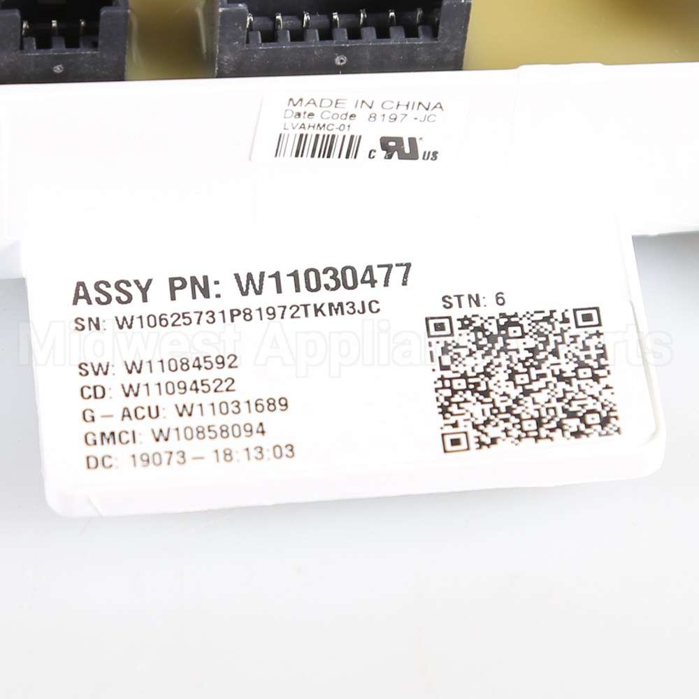 W11112664 Whirlpool Cntrl-Elec