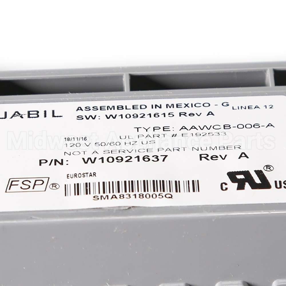 W11229665 Whirlpool Cntrl-Elec