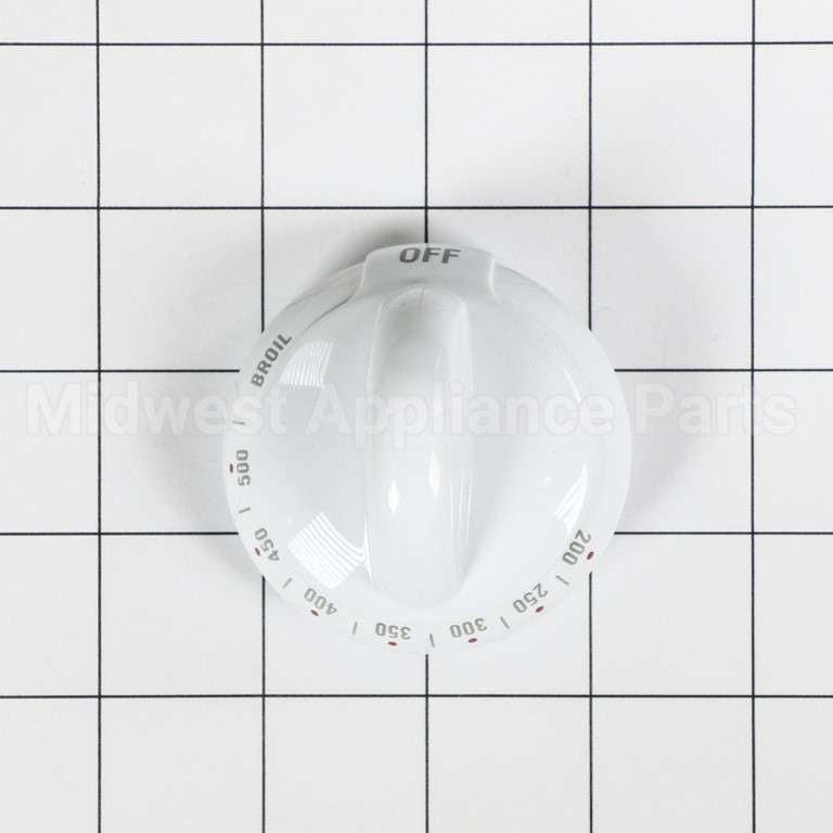 WB03K10144 GE Range Oven Knob - White