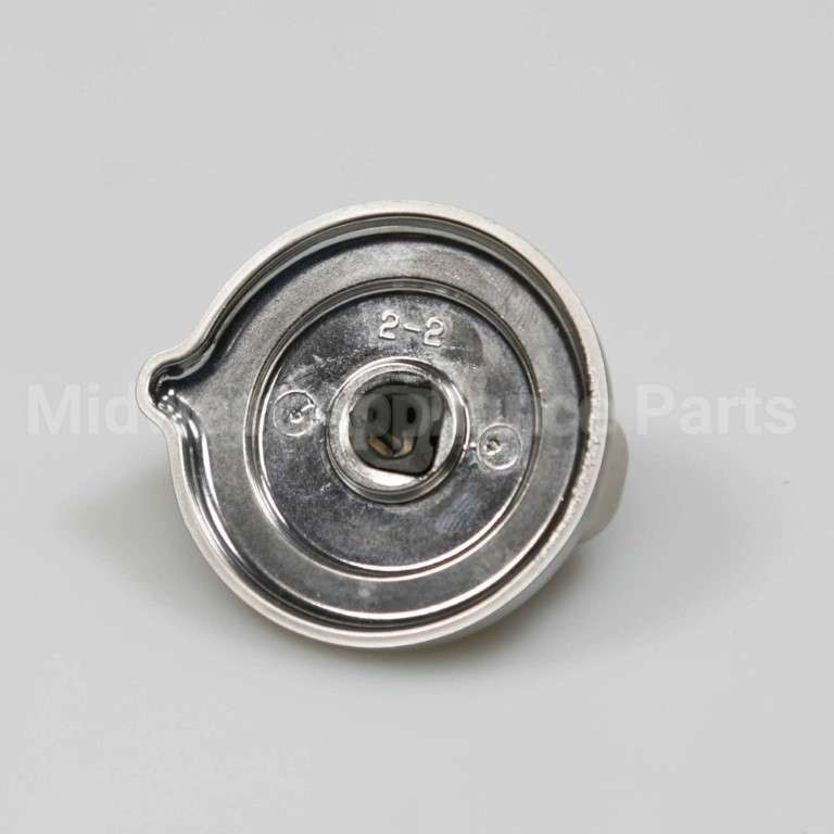 WB03T10266 GE Range Tri-Chrome-Plated Knob (Stainless
