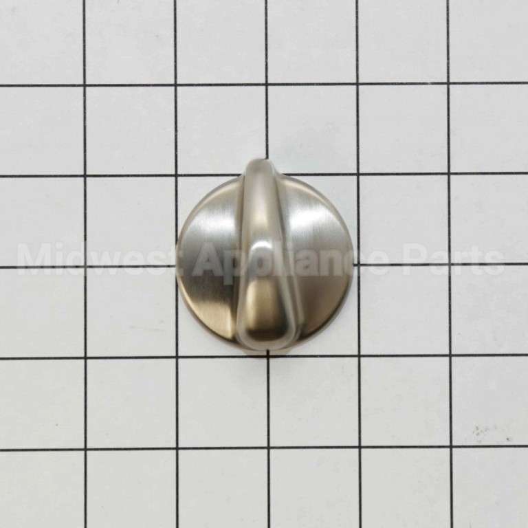 WB03T10266 GE Range Tri-Chrome-Plated Knob (Stainless