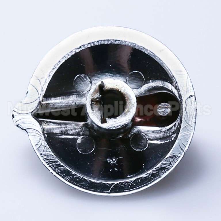 WB03X10316 GE Range Tri-Chrome Plated Knob (Ss)