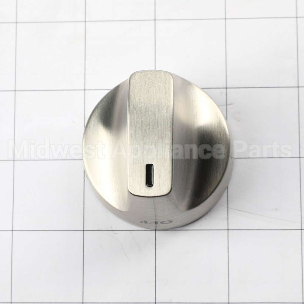 WB03X31662 GE Brushed Stainless Steel Griddle Knob