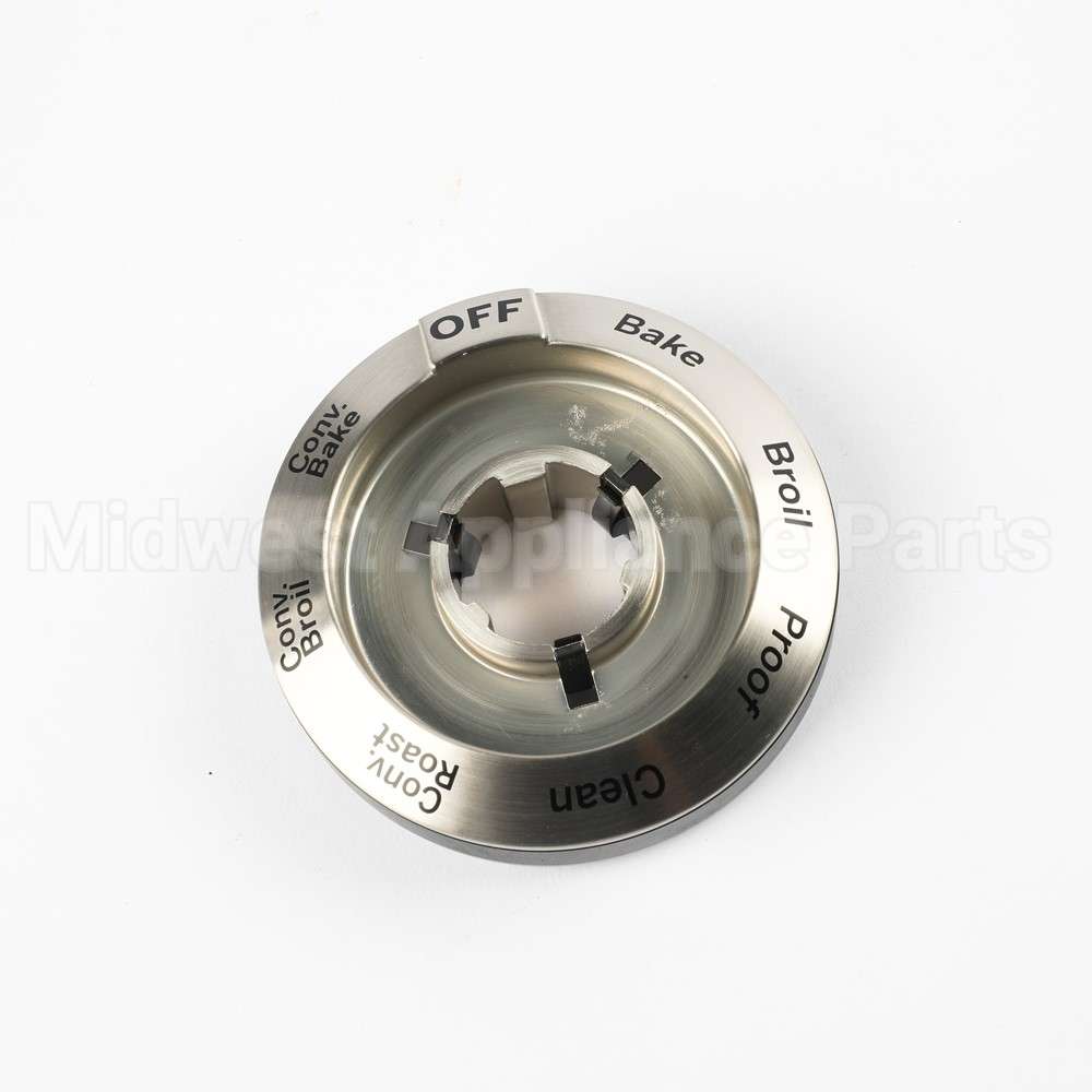 WB03X31779 GE Brushed Ss Range Oven Knob Bezel