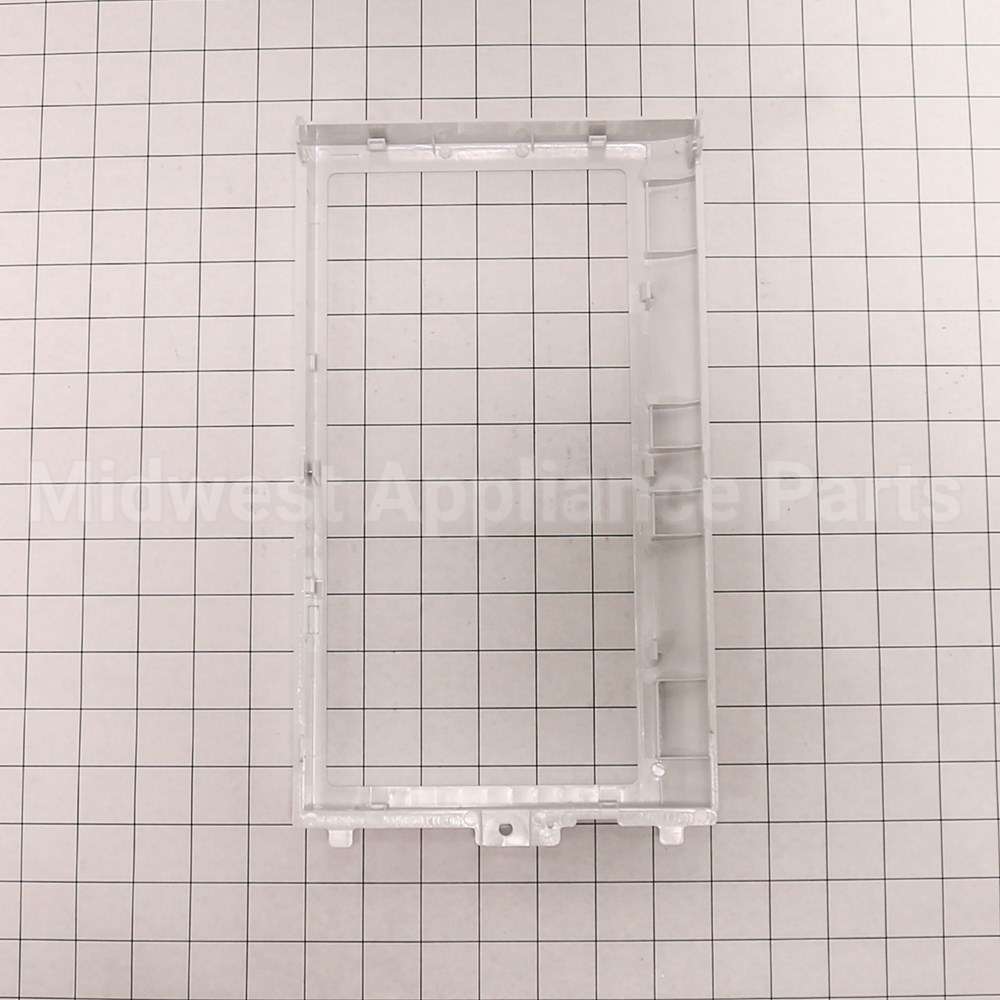 WB07X10195 GE Microwave Control Panel Frame - White