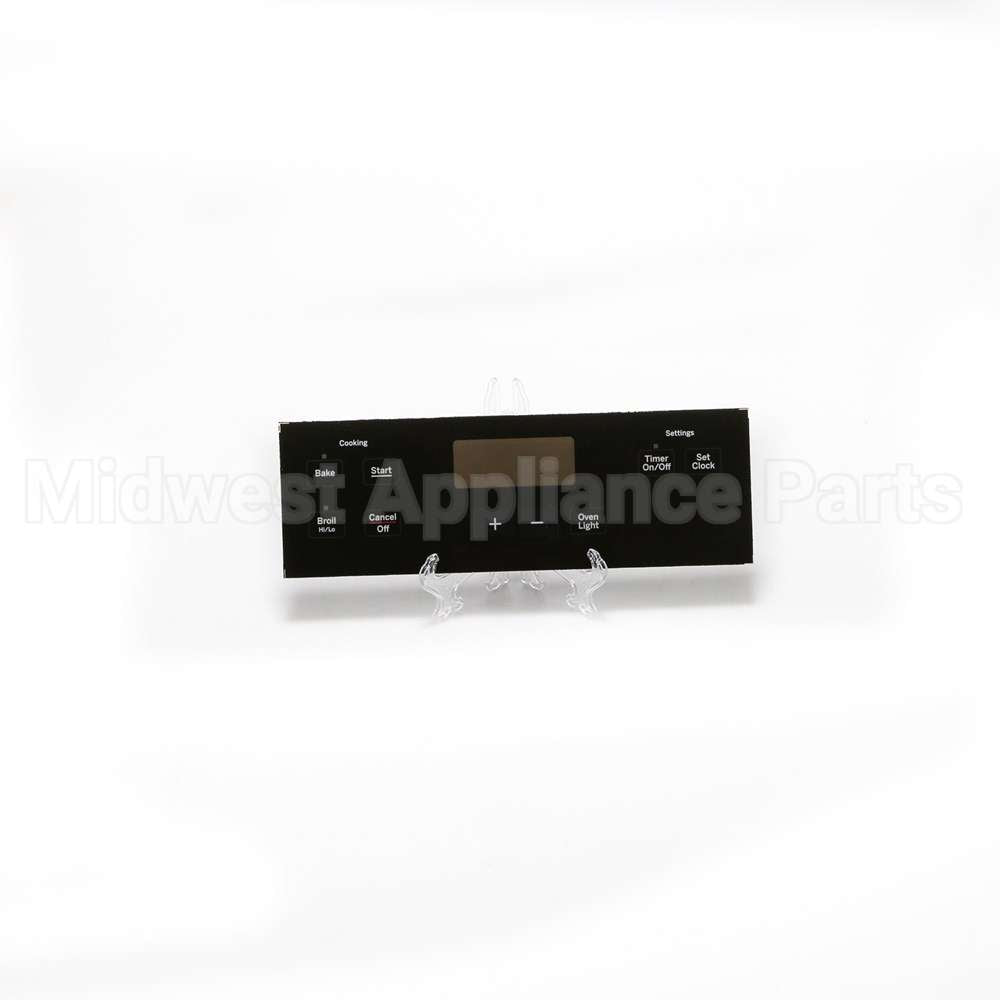 WB07X21373 GE Range Control Overlay - Black