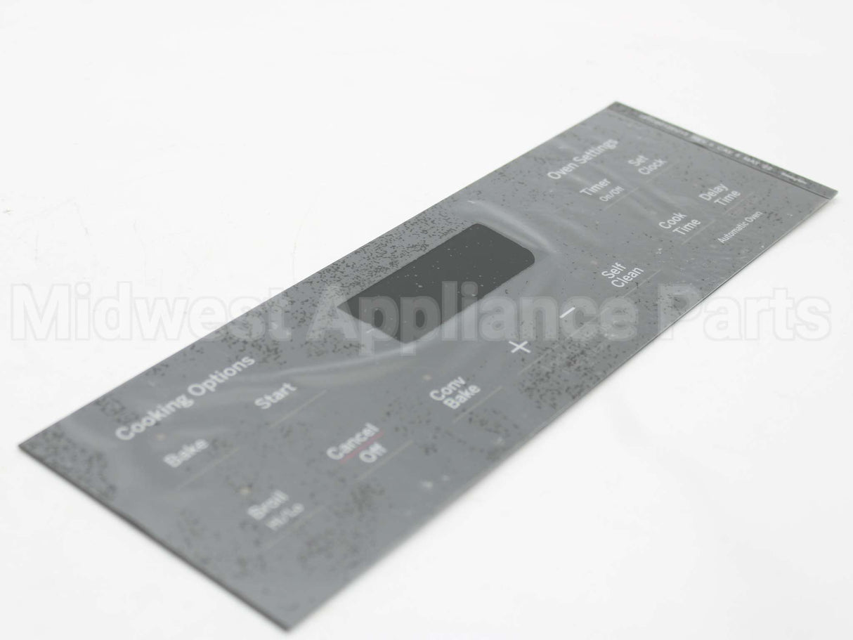 WB07X26740 GE Faceplate Graphics (Gy)