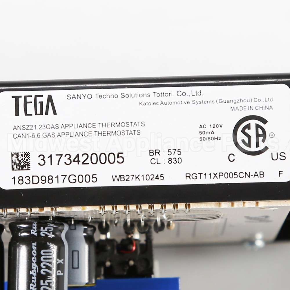 WB27K10245 GE Control Oven T011