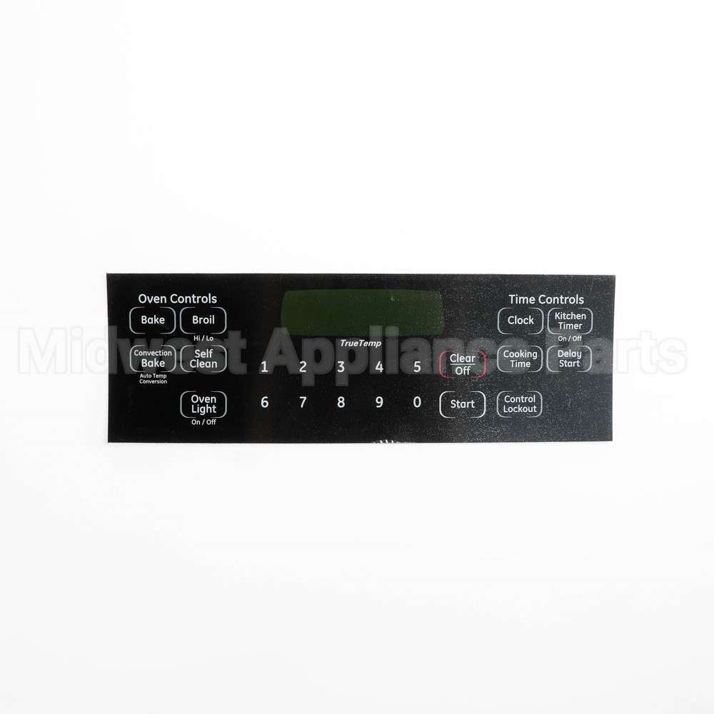 WB27K10407 GE Range Faceplate