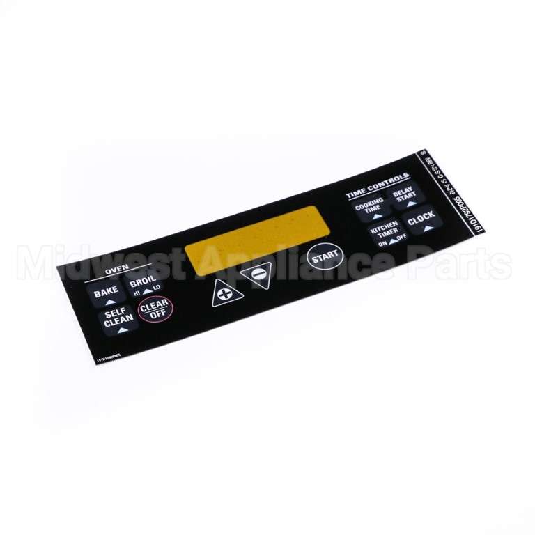 WB27K5337 GE Clock Plate-Black