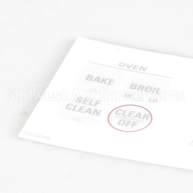 WB27K5338 GE Clock Plate-White