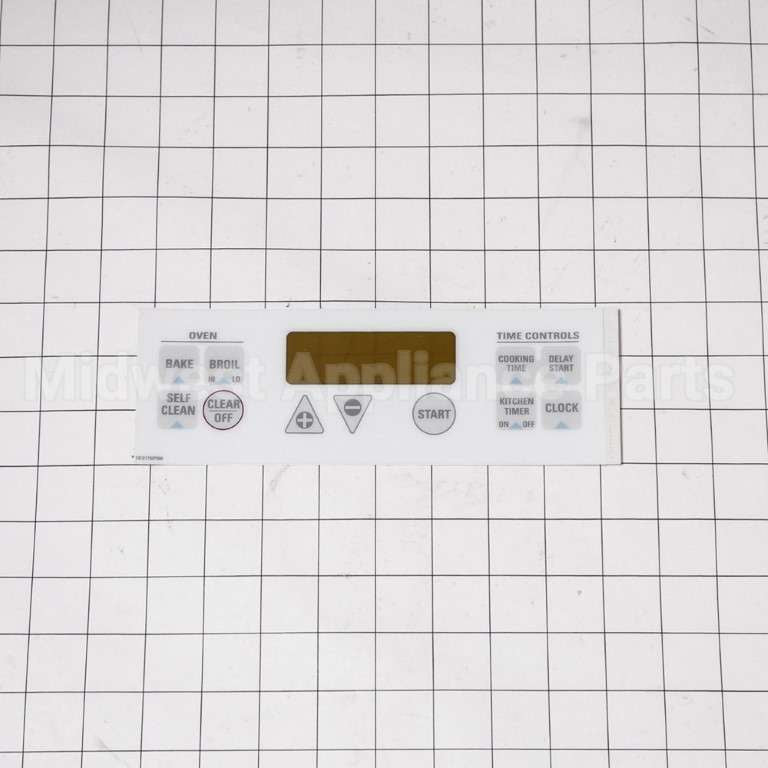 WB27K5338 GE Clock Plate-White