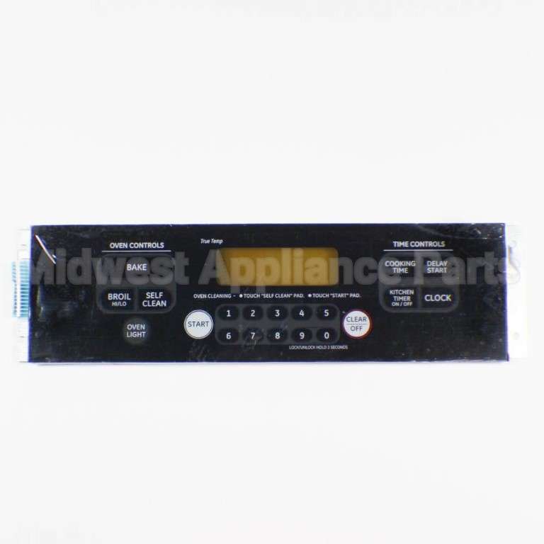 WB27T10760 GE Keypanel Supt Asm (Bk)