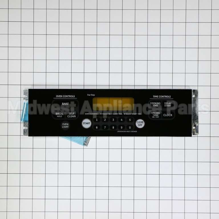 WB27T10760 GE Keypanel Supt Asm (Bk)
