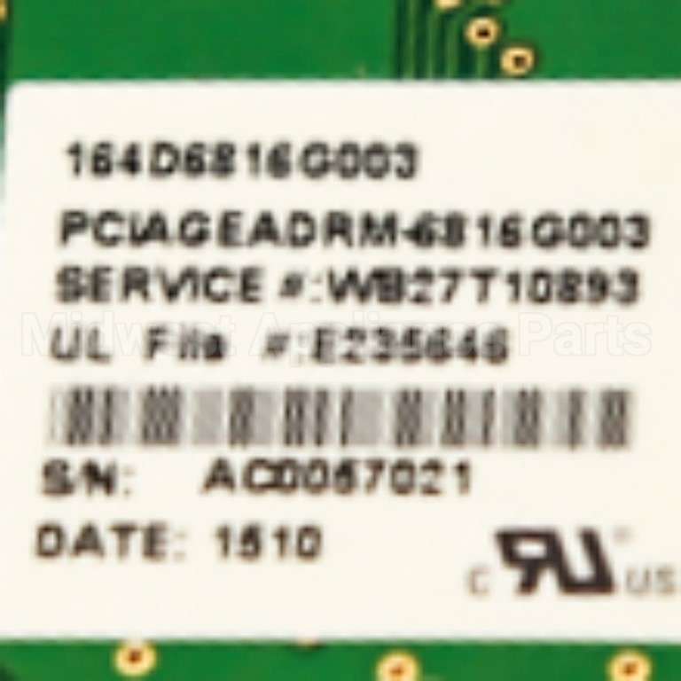 WB27T10893 GE Daugther Relay Board