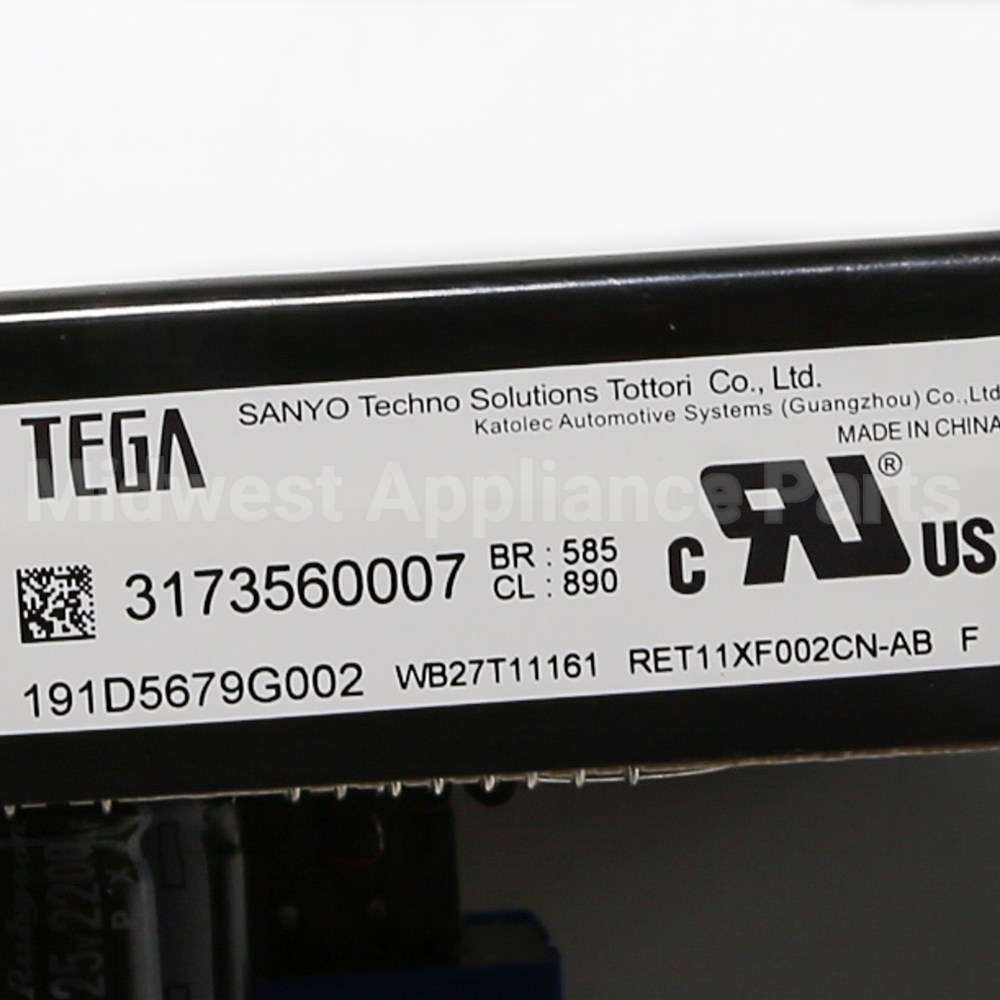 WB27T11161 GE Board Housing Asm.