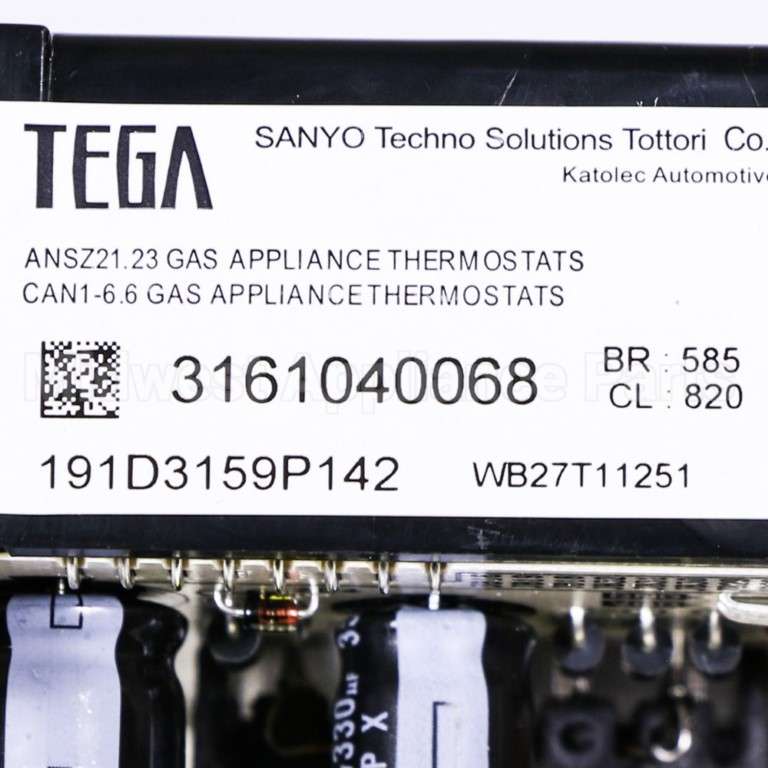 WB27T11251 GE Oven Control (Erc3B)