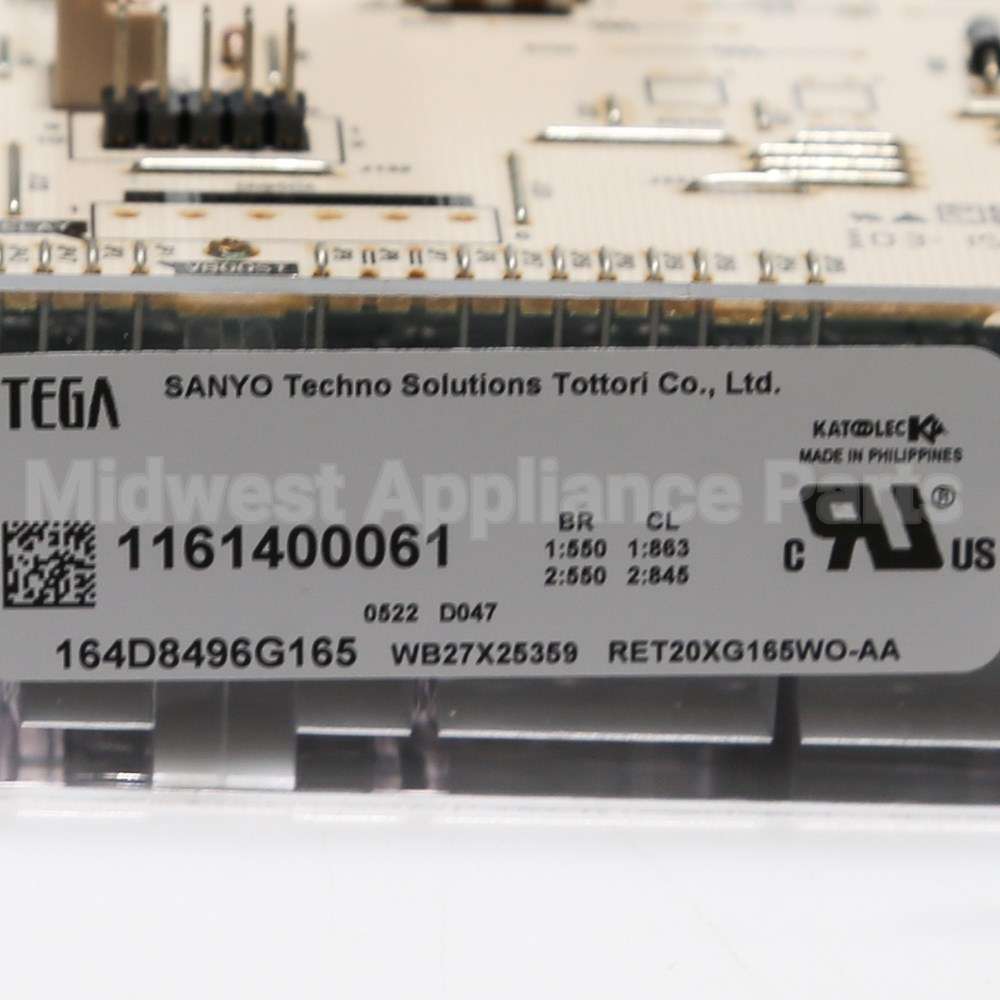 WB27X25359 GE Control Board T012 Ele