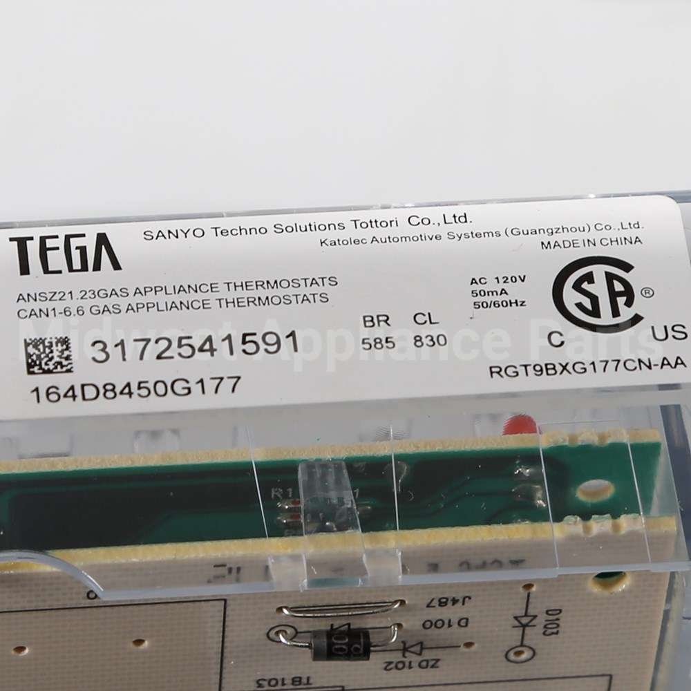 WB27X26655 GE Control Oven To9 (Gas)