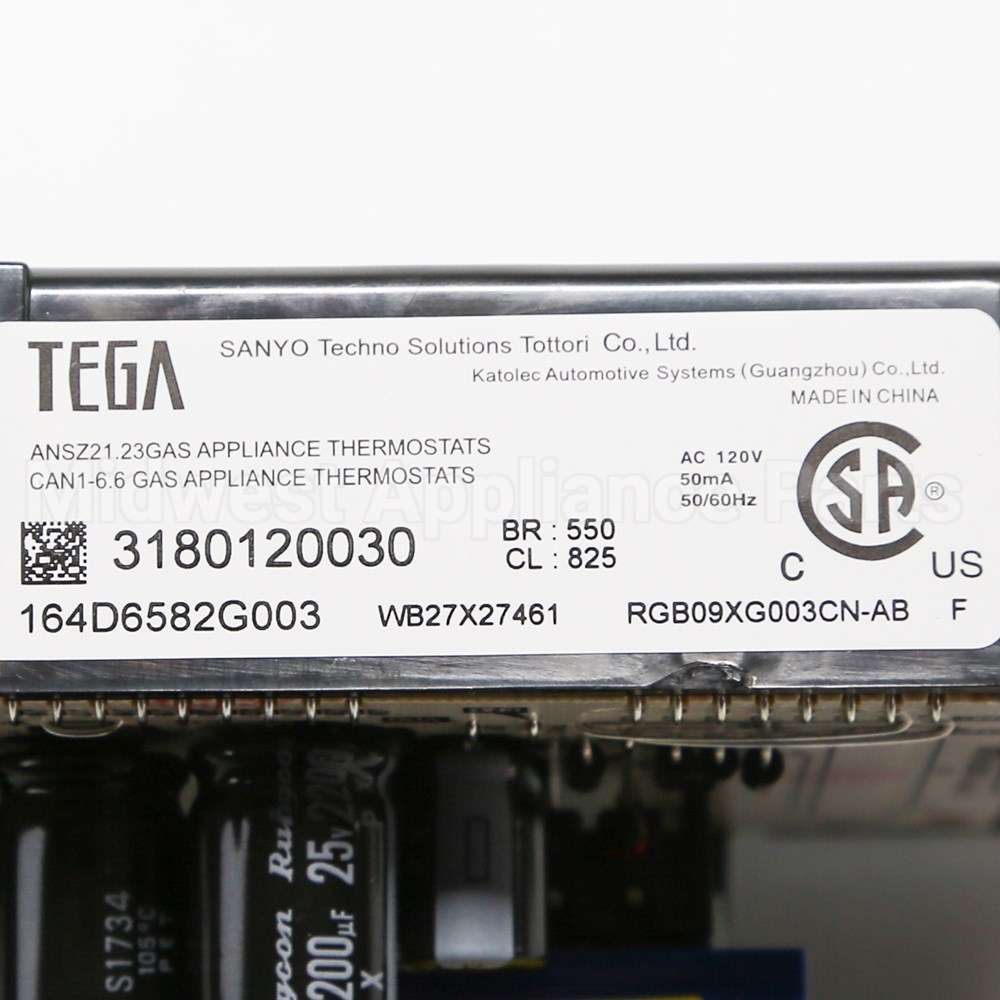 WB27X27461 GE Erc3B2K5 Oven Control