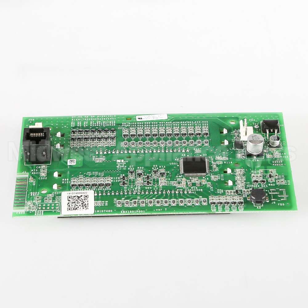 WB27X29601 GE Control Board And Overlay Asm White Led