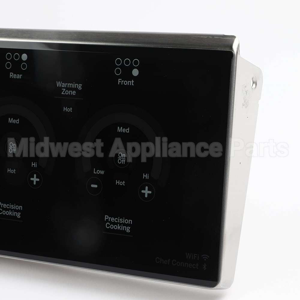 WB27X43576 GE Stainless Control Panel Overlay W/ Wifi