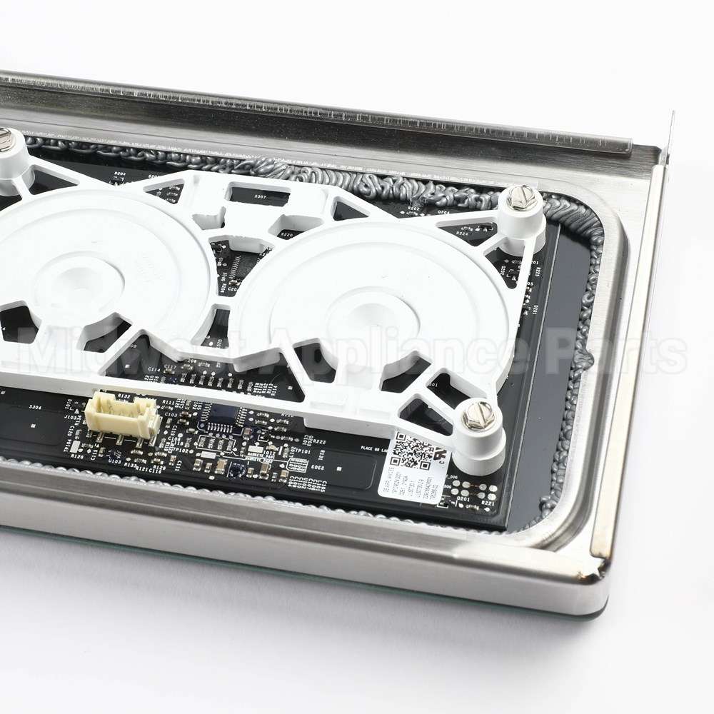 WB27X43576 GE Stainless Control Panel Overlay W/ Wifi