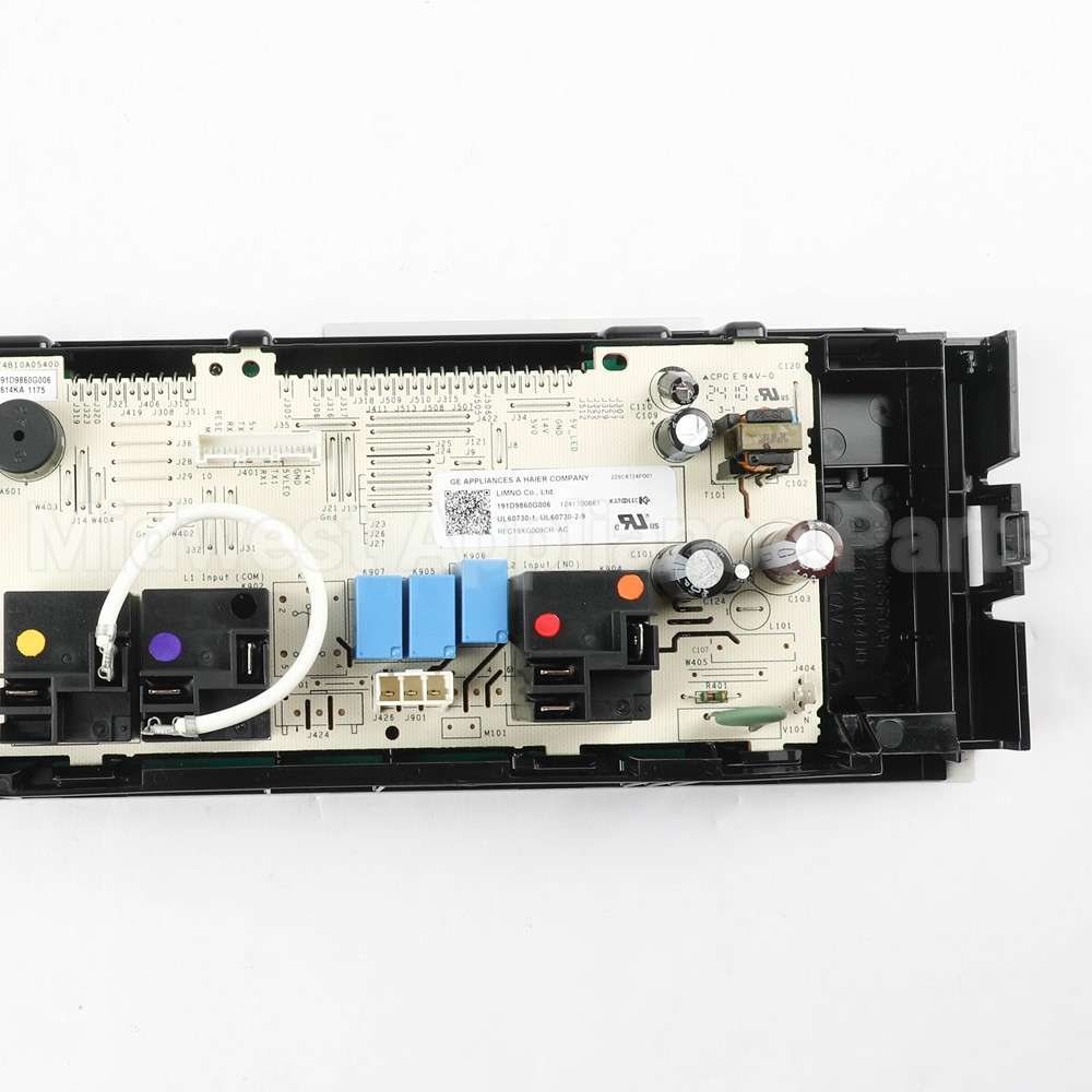 WB27X47790 GE Control & Faceplate