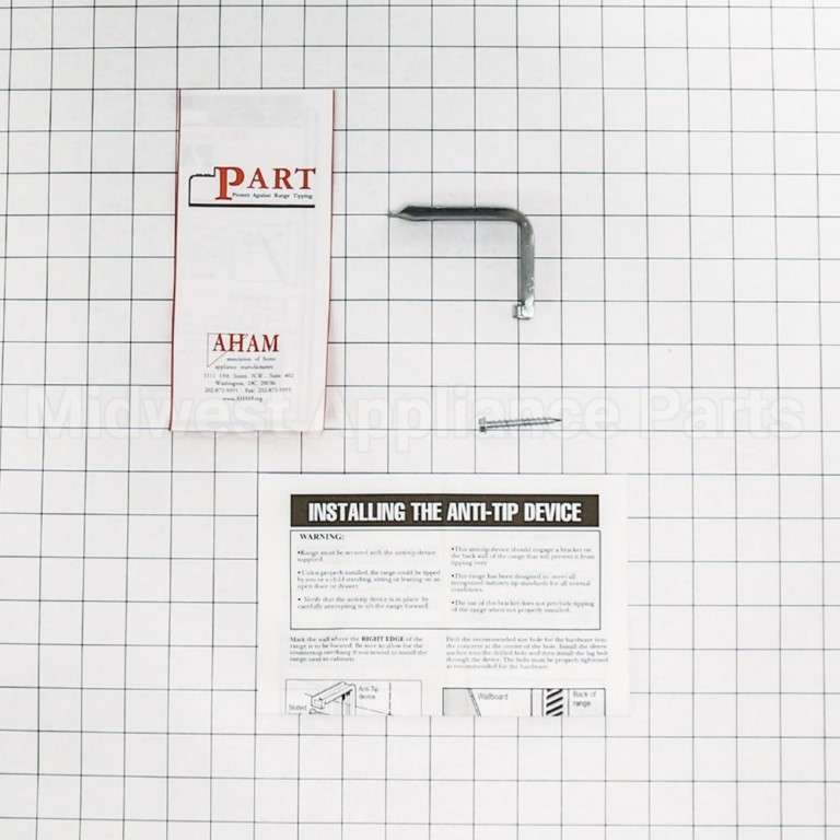 WB2K20 GE Range Anti-Tip Bracket