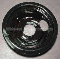 WB31T10014 GE Range Burner Bowl - Black Porcelain - 6