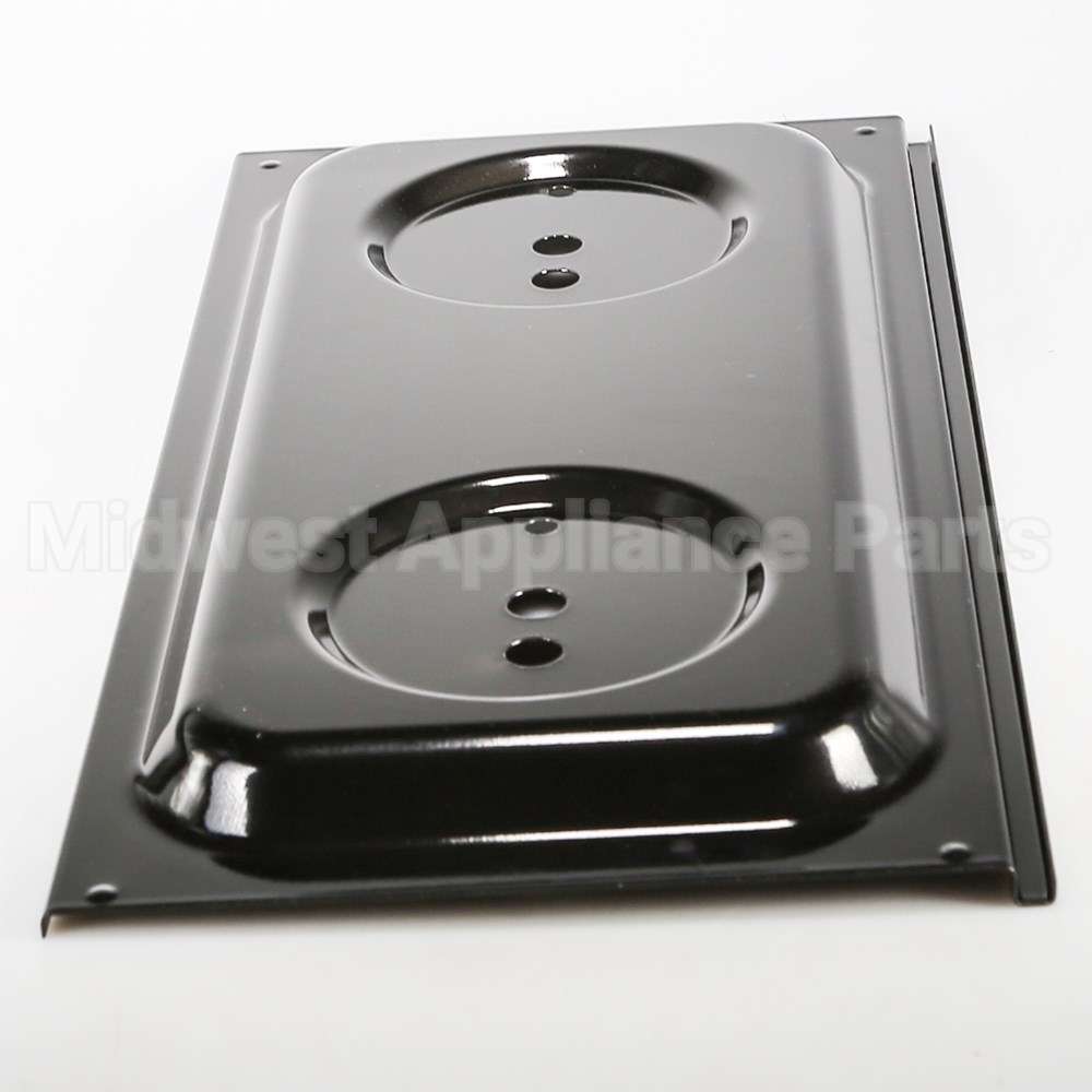 WB32X10072 GE Double Burner Pan-Left- Flange Gas