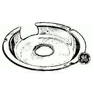WB32X5060 GE Range 8 Drip Bowl - Gray
