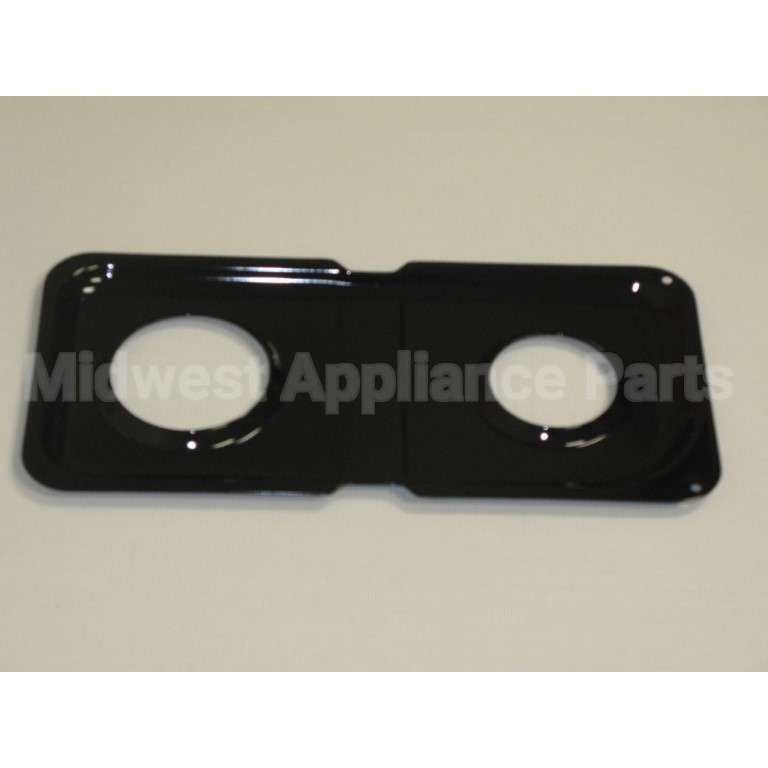 WB34K10009 GE Range Double Drip Pan-Right - Blk Porc