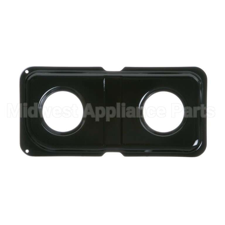 WB34K10010 GE Burner Pan, Left (Bk)