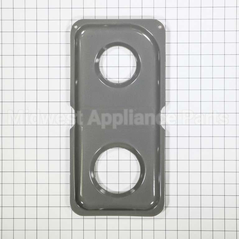 WB34K10013 GE Range Double Drip Pan - Right Side; Gray