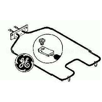 WB44X196 GE Bake Unit Wh