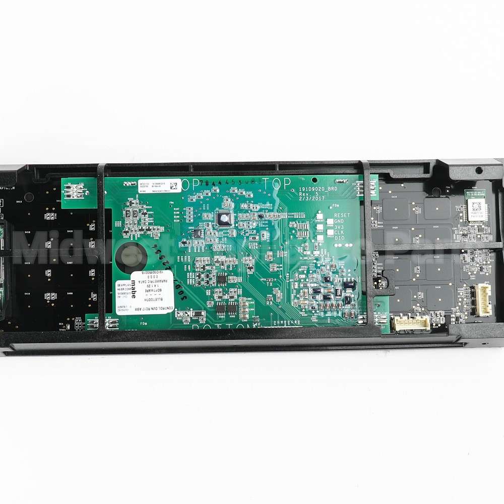 WB56X28191 GE Range Glass & Touch Board Assembly