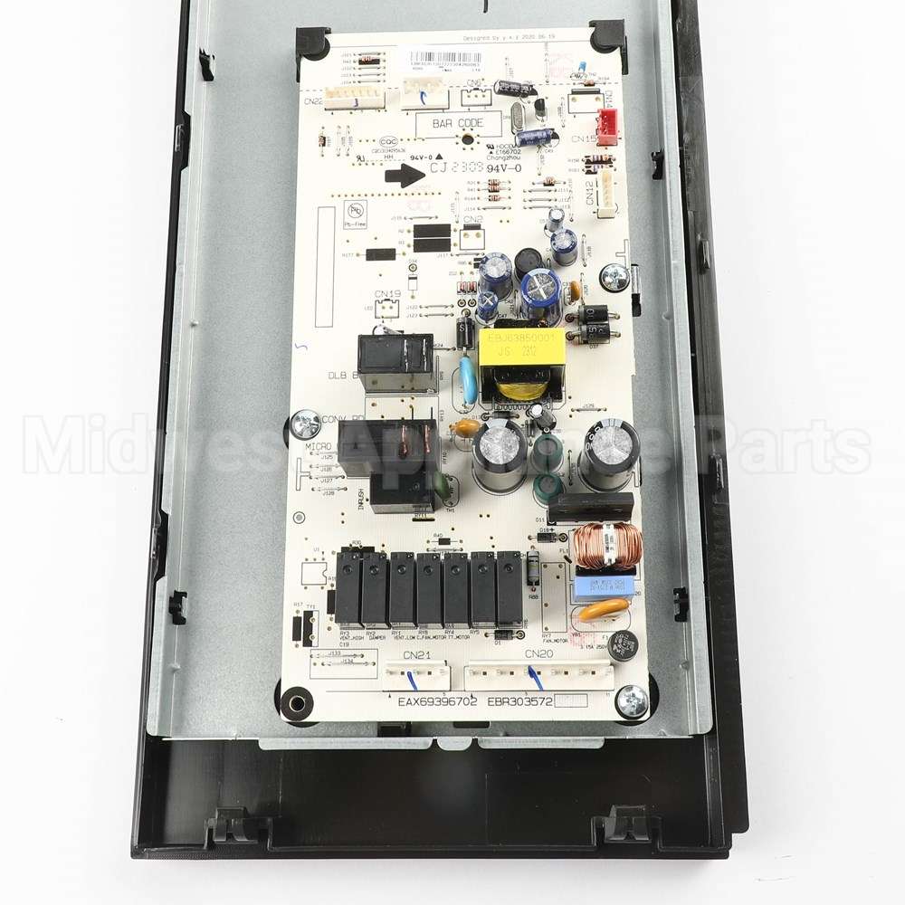 WB56X37946 GE Dark Dorian Control Panel Asm