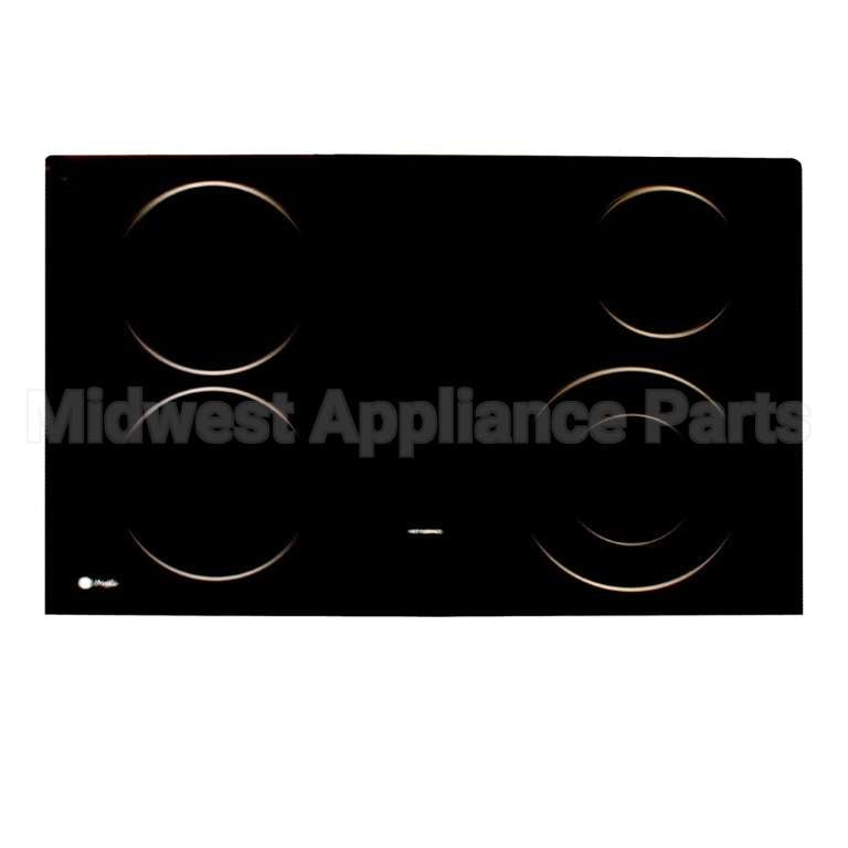 WB62T10525 GE Maintop Glass Asm (Bk)