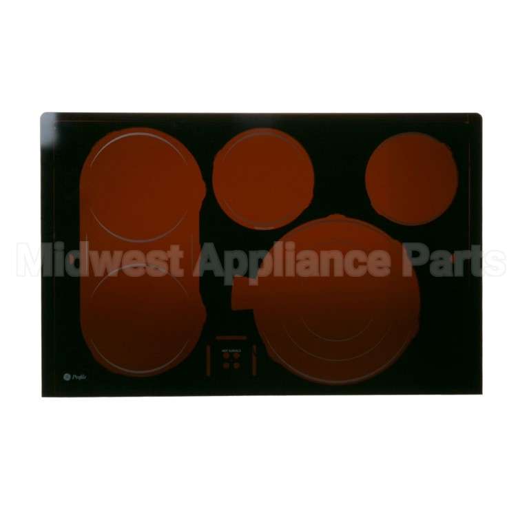 WB62T10694 GE Maintop Glass Asm (Bk)
