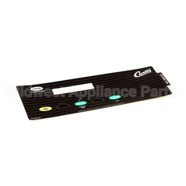 WC-390157 Compatible Curtis Label, Ucm Overlay Stb Curtis