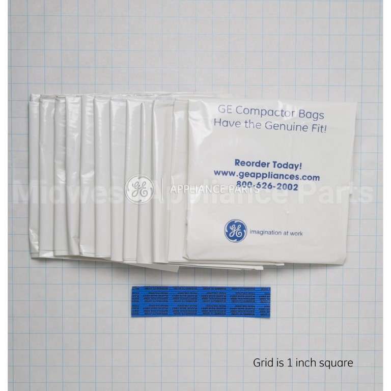 WC60X5015 GE 12 Compactor Bags - Pkg Of 12