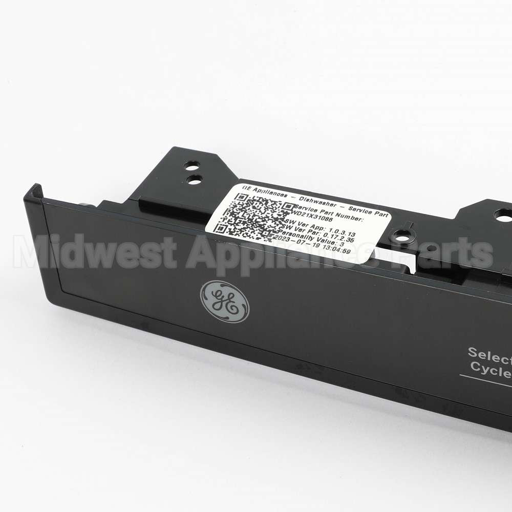 WD21X31086 GE Configured Top Ui Control With Cover